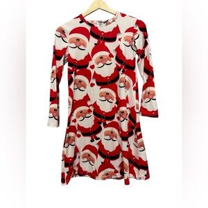 Mia Belle Girls Santa Dress